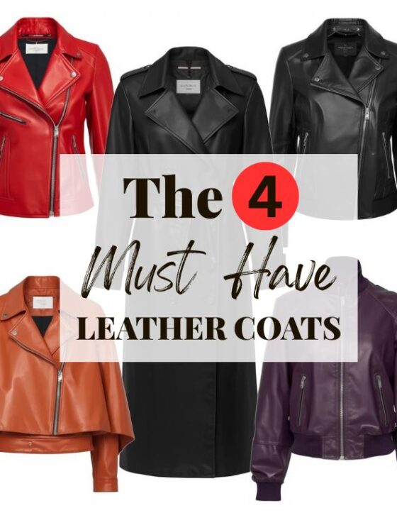 4 Leather Coats You Need This Winter + The Viral Zara Jacket